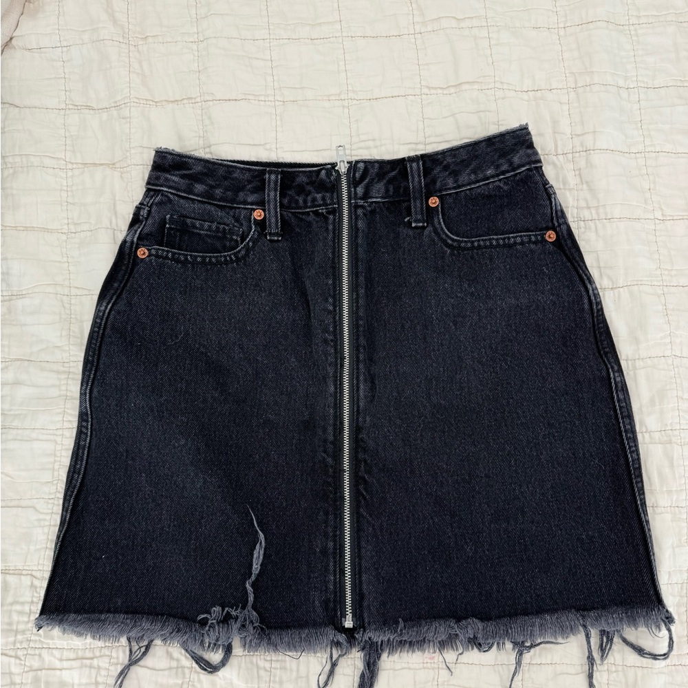 Abercrombie & Fitch Black High Rise Skirt